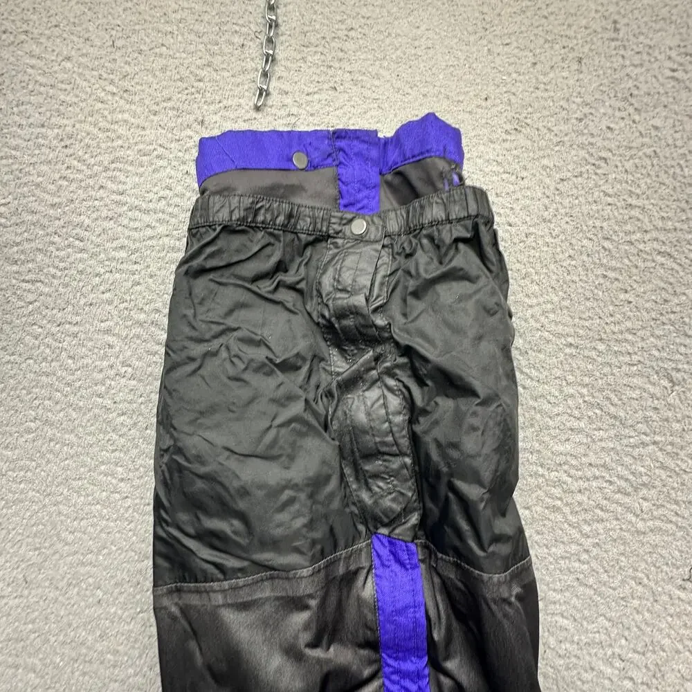 Vintage The North Face Gore-Tex Purple Ski Pants Mens XL Black Hybrid Sizing